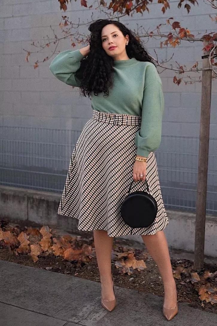 没有腰上身胖怎么穿衣服,没有腰身穿衣打扮