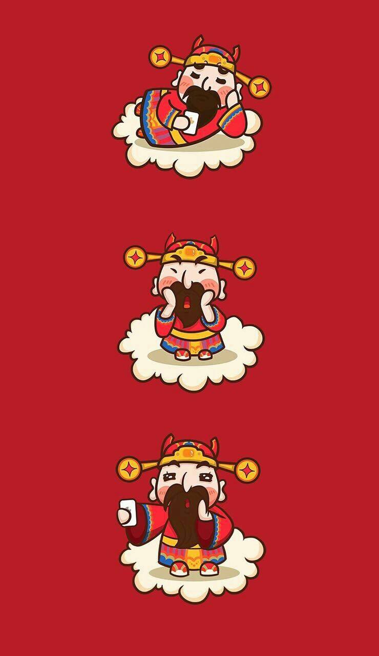正月初五财神爷壁纸,换上财神壁纸初五迎财神