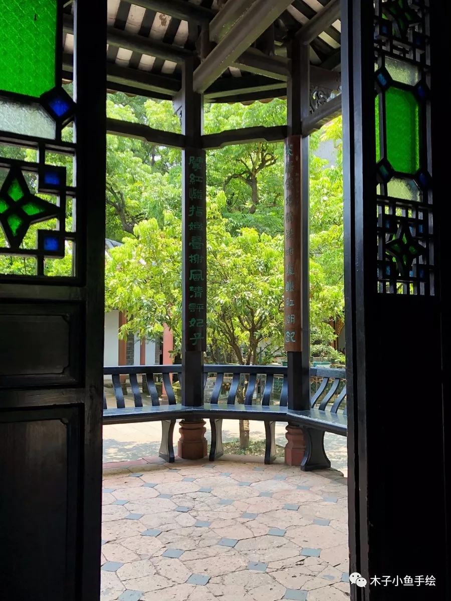 广东四大名园余荫山房窗户,余荫山房和广东四大名园