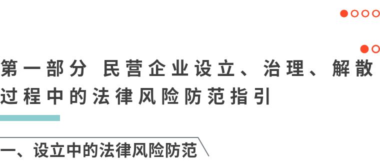 民营企业常见法律风险与防控指引,民营企业法律风险防范视频