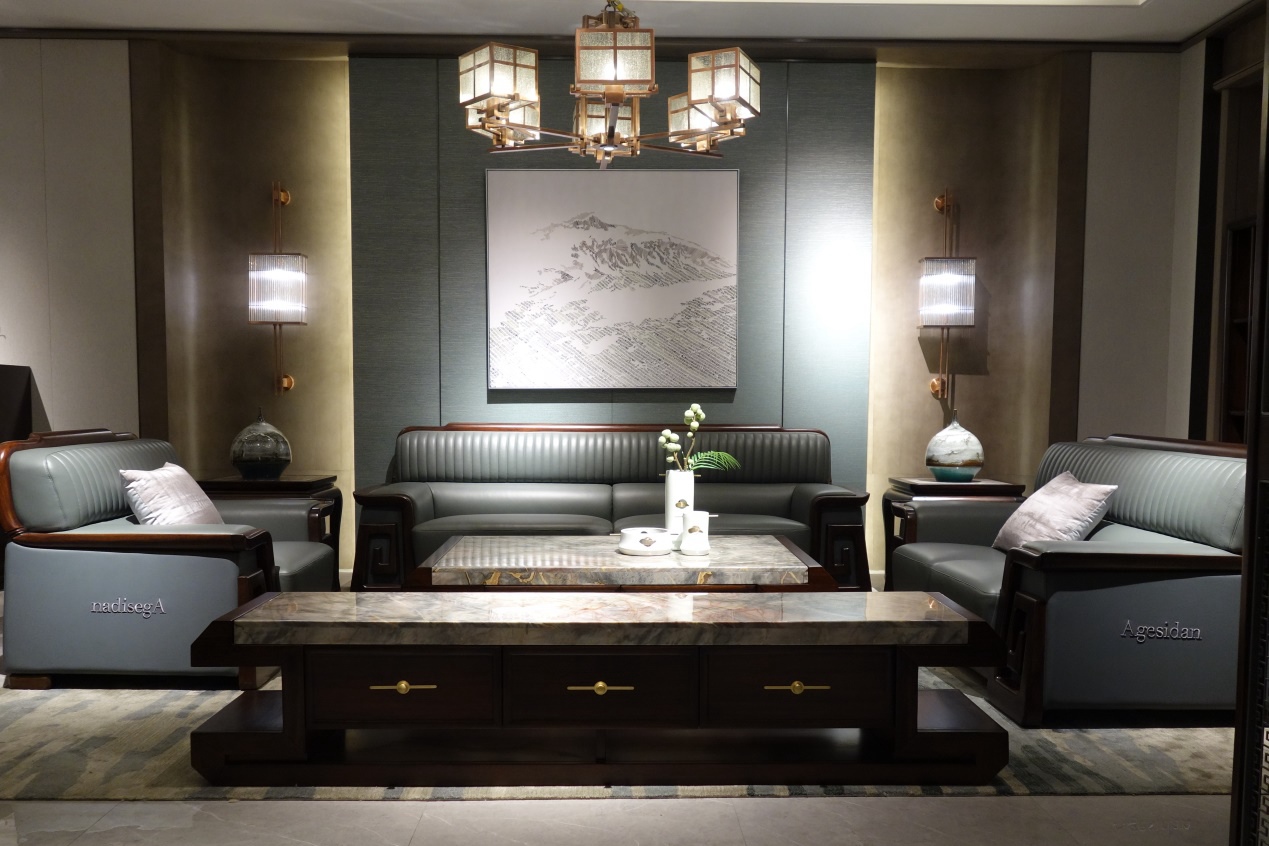 深圳雅阁斯丹中式沙发,雅阁斯丹现代轻奢沙发