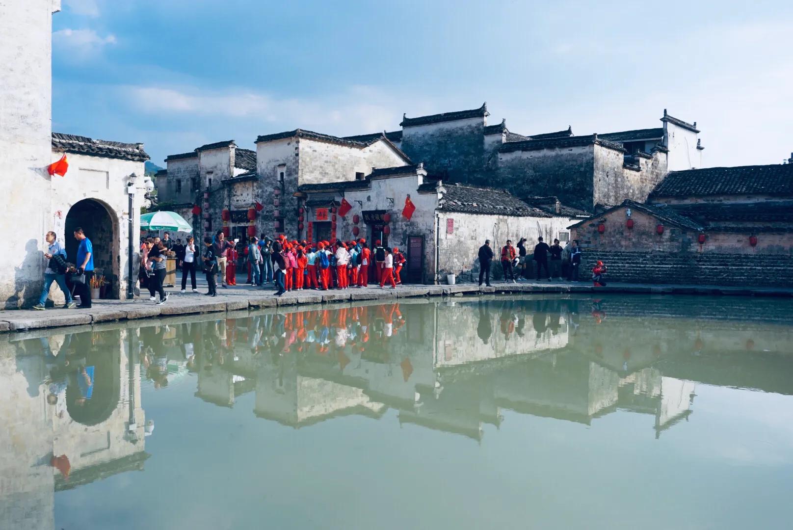 航拍下的宏村有多美,宏村旅游攻略一镜到底