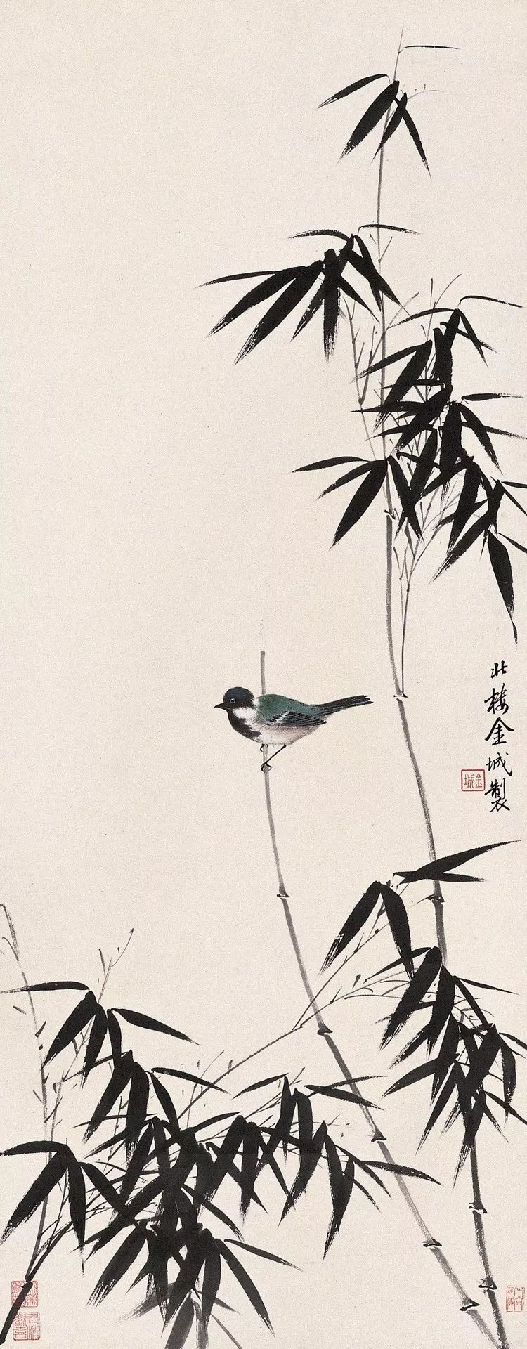 他45岁之前以临摹为主，46岁后创作即达高峰