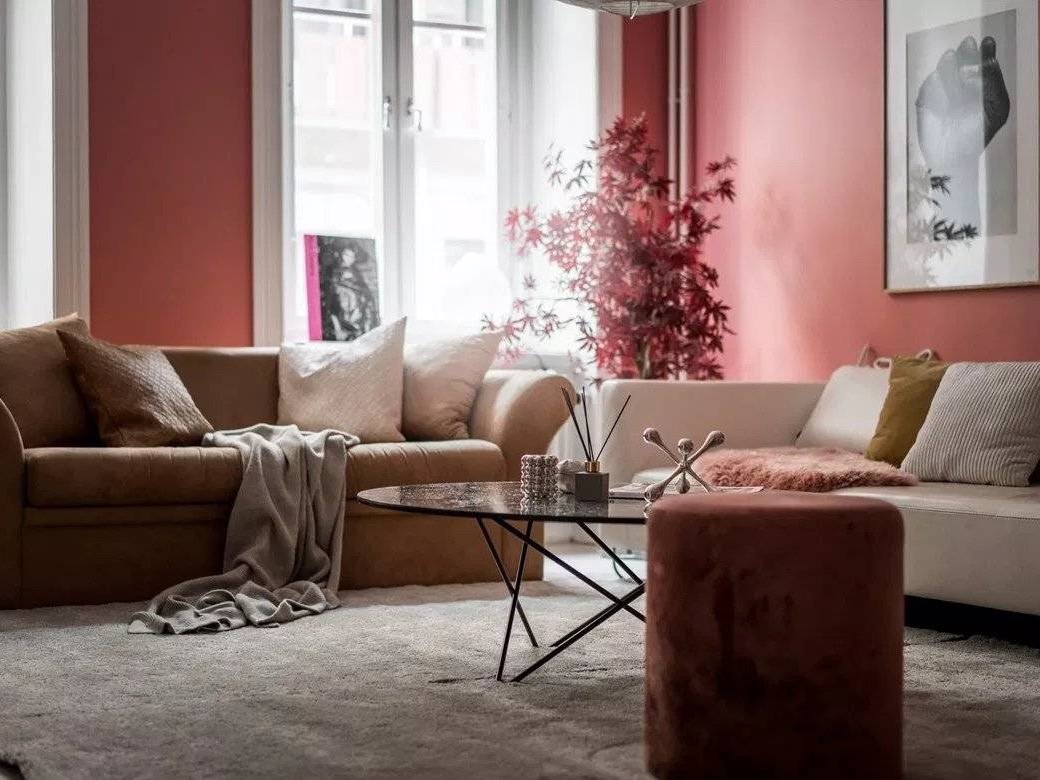 客厅今年最流行的颜色搭配,2022装修客厅地砖流行什么色