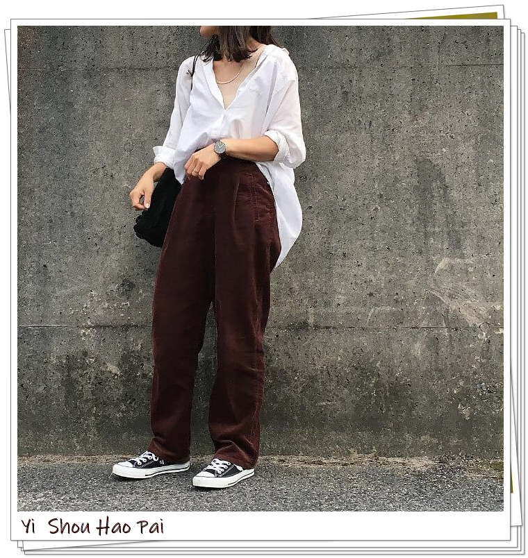 日本灯芯绒裤子,还在穿过时的牛仔裤
