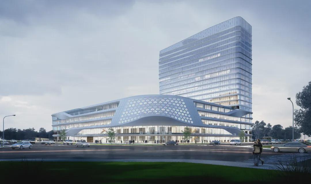 成都高新妇幼保健院,设计呈现“五态协同”理念