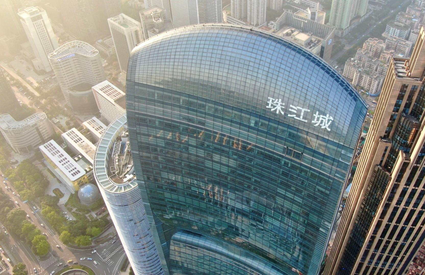 曾经的亚洲第一高楼广州,珠江新城世界500强