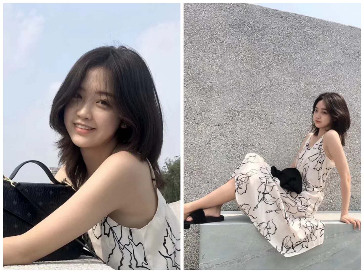 长脸自来卷适合什么好打理的发型,头发微卷脸型宽适合什么发型