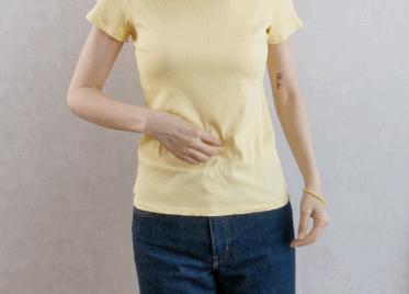 长体恤怎样打结简单又好看,长t恤怎么打结更时尚