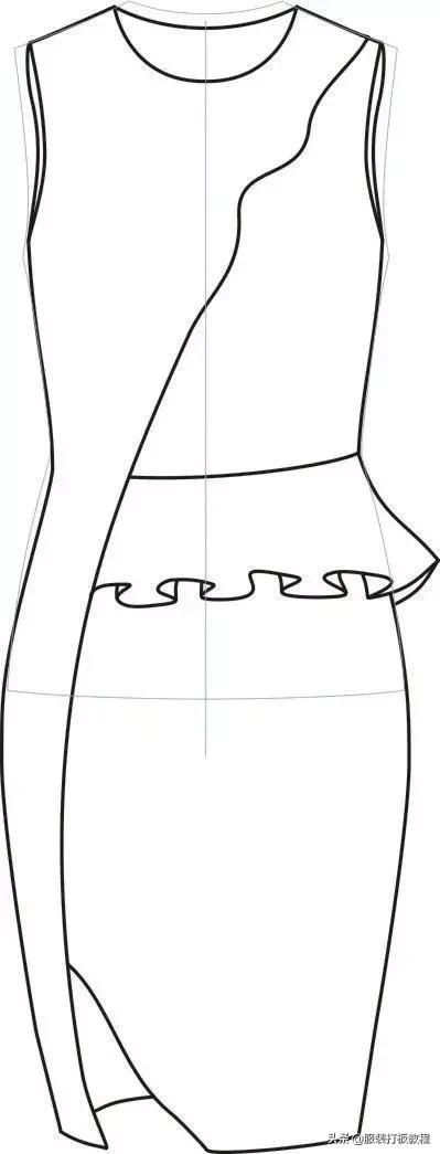 手绘服装款式图线稿书籍,服装款式图手绘专业教程