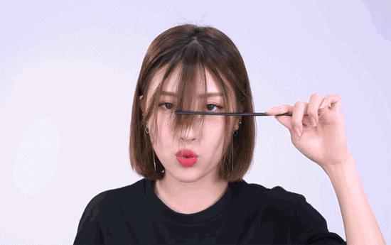 刘海怎么剪下去,刘海如何剪得快