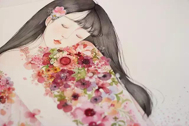 自己做ins插画卡片少女心 (少女心简单插画可爱小图案)