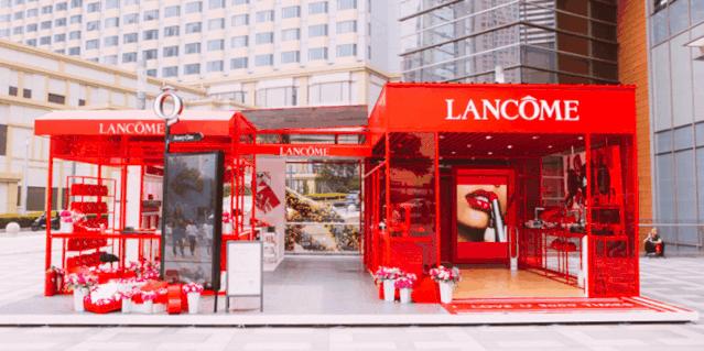 兰蔻情人节礼物口红开箱,兰蔻七夕节限定口红单支装