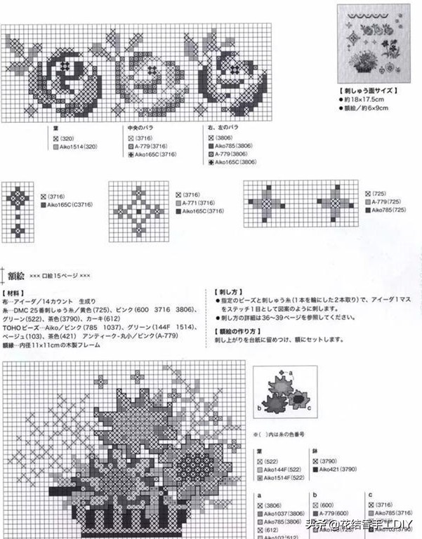一张十字绣成品怎么弄成三幅,刺绣一张布需要几种绣法