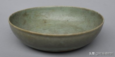 清豆青釉真品,馆藏豆青釉笔洗