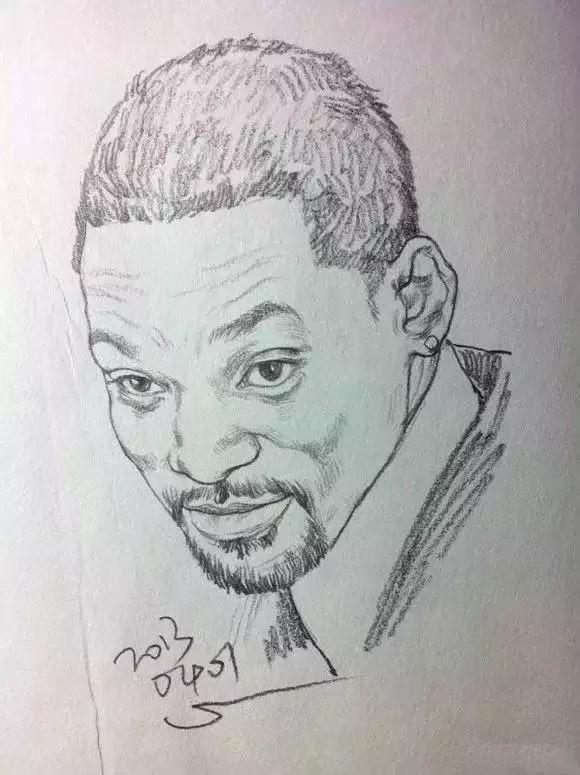 人物速写肖像画,速写是看一眼就能画出来的吗