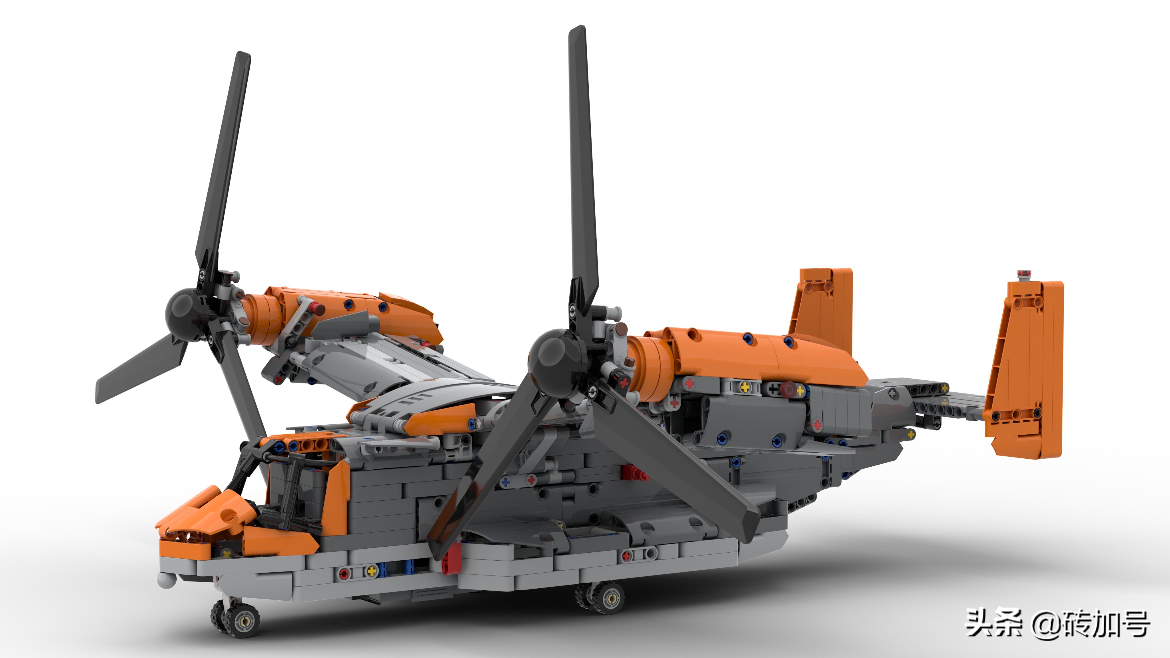 乐高双鹰61054测评,乐高42113鱼鹰运输机