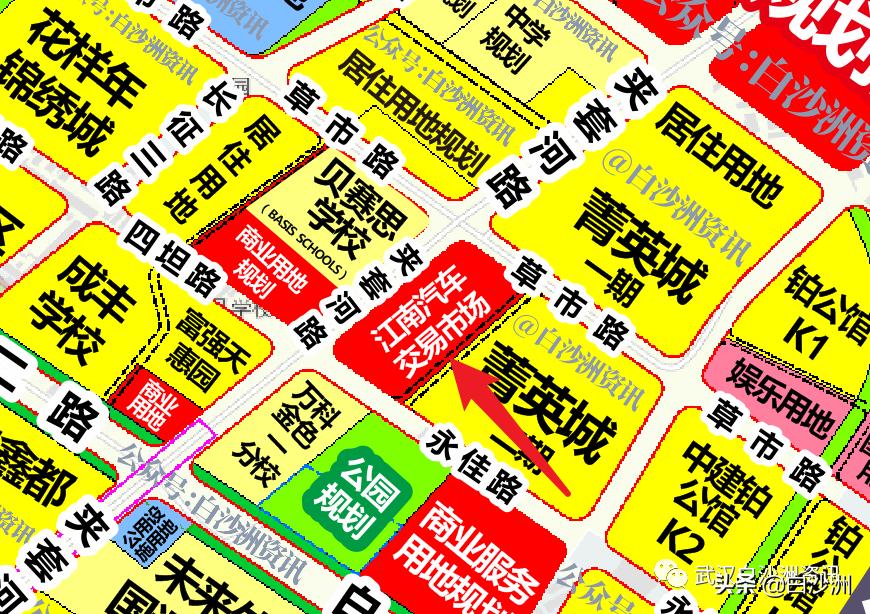 白沙洲大市场在哪里,白沙洲江南汽车交易市场