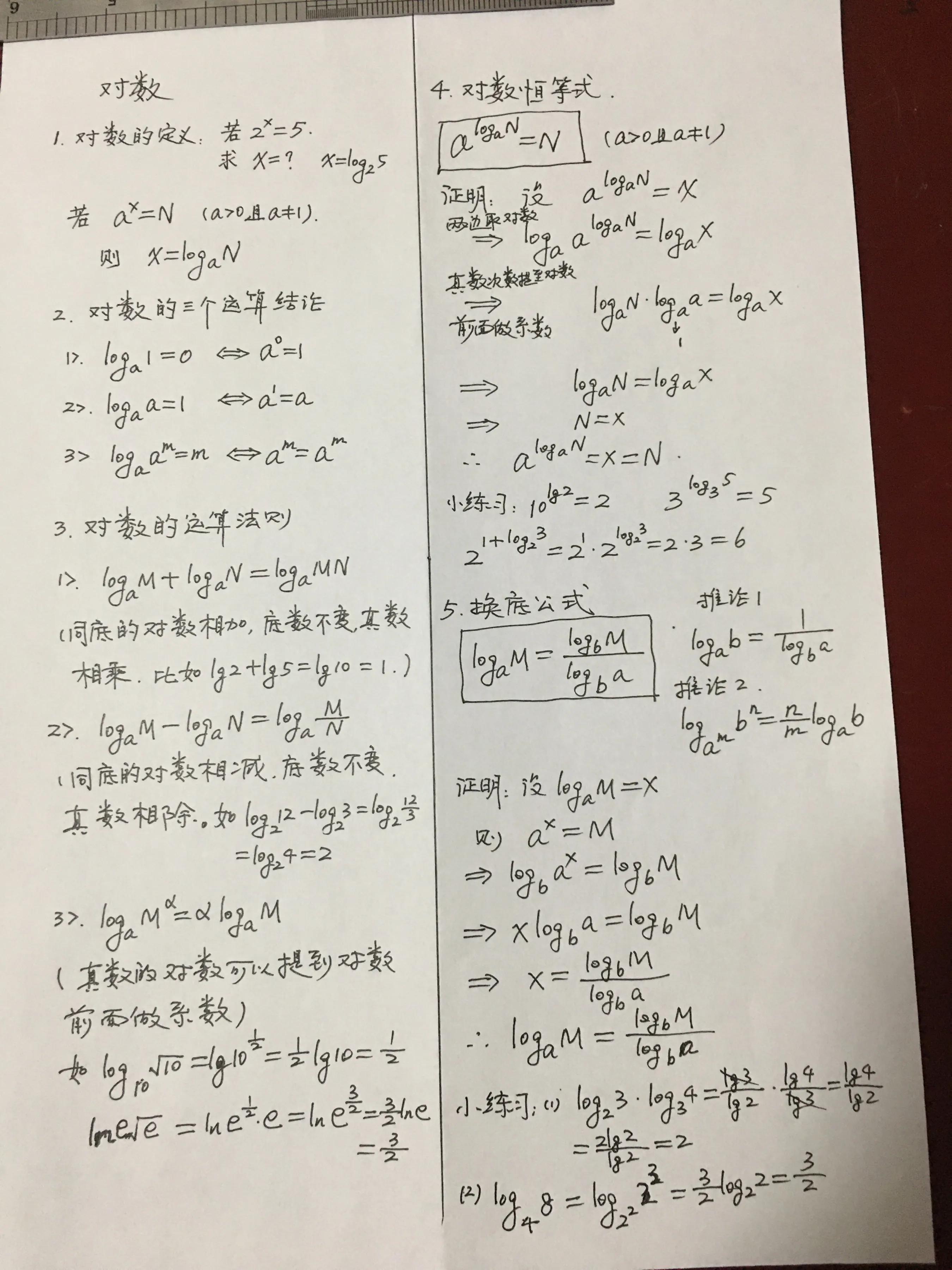 高一数学对数函数图像,轻松学数学