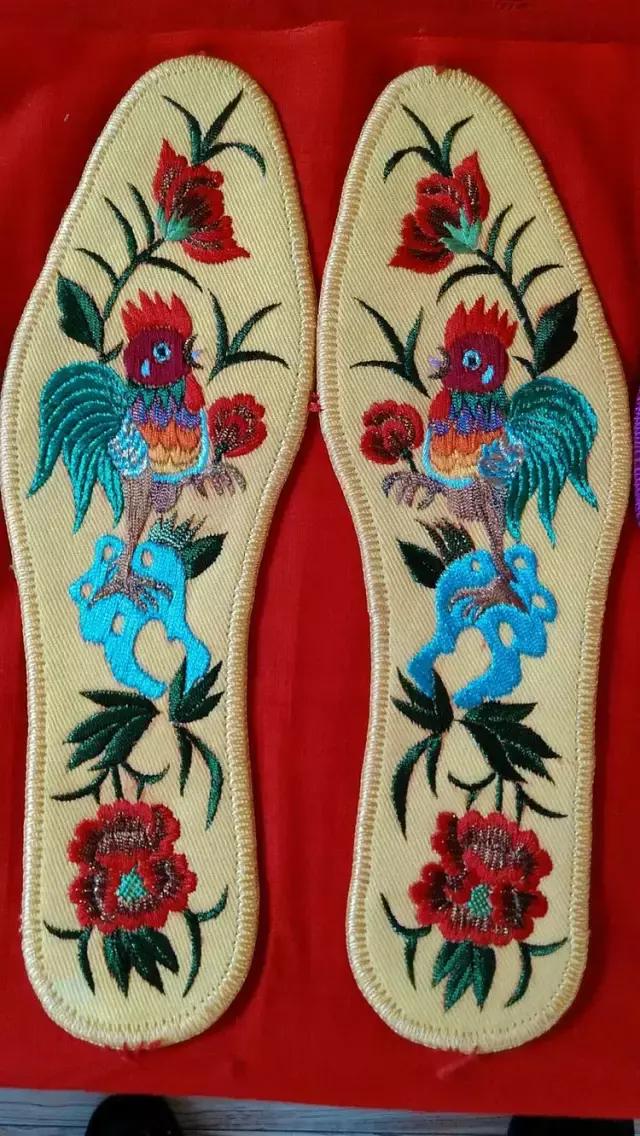 刺绣鞋垫图案大全详细图,惊艳绝伦刺绣鞋垫欣赏