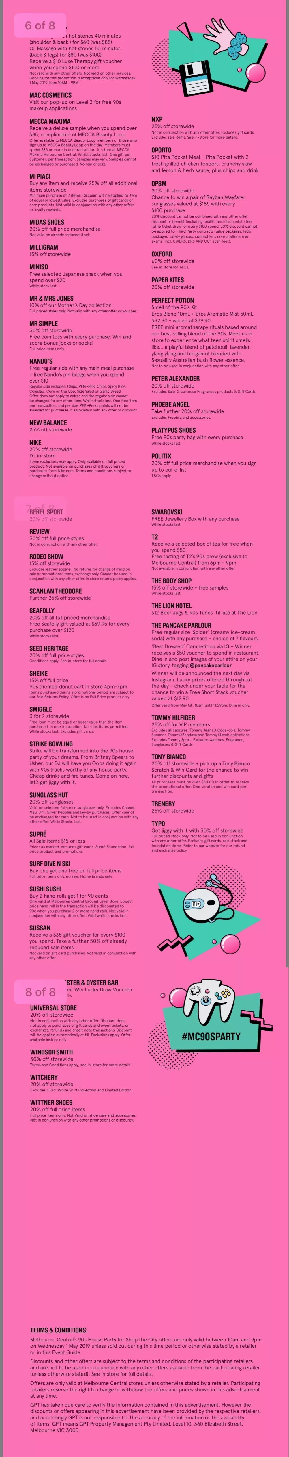 就在今天！！！CBD九大商场，上千个折扣offer低至65折！