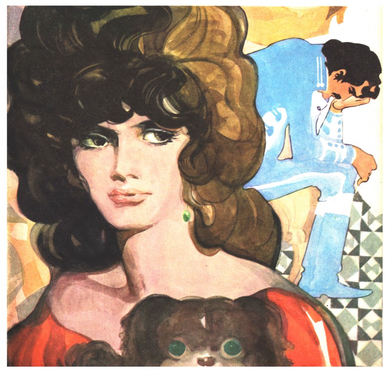 中国短篇连环画百部选欣赏（64）《一场赌博》高燕绘画