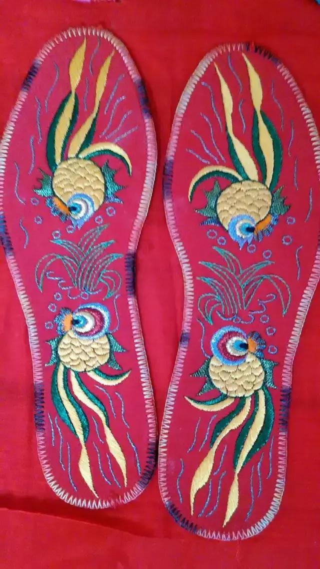 刺绣鞋垫图案大全详细图,惊艳绝伦刺绣鞋垫欣赏