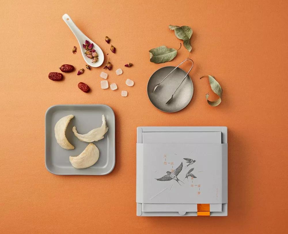 中国风时尚燕窝盒包装,100克燕窝礼盒高档包装盒