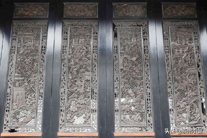 陈家祠的木雕作品,陈家祠天官赐福木雕摆件