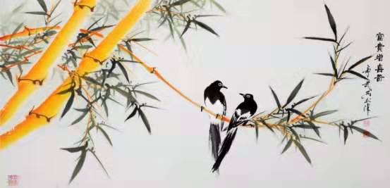 金竹画名家,柴寿武金竹国画技法