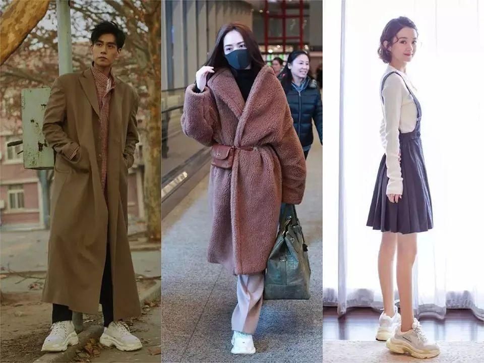 刘雯麦穗鞋,唐嫣刘雯马丁靴搭配图片