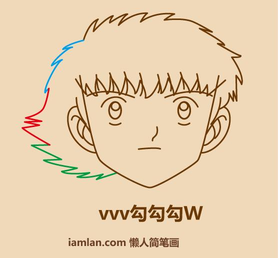 画足球小子,30秒画忍者