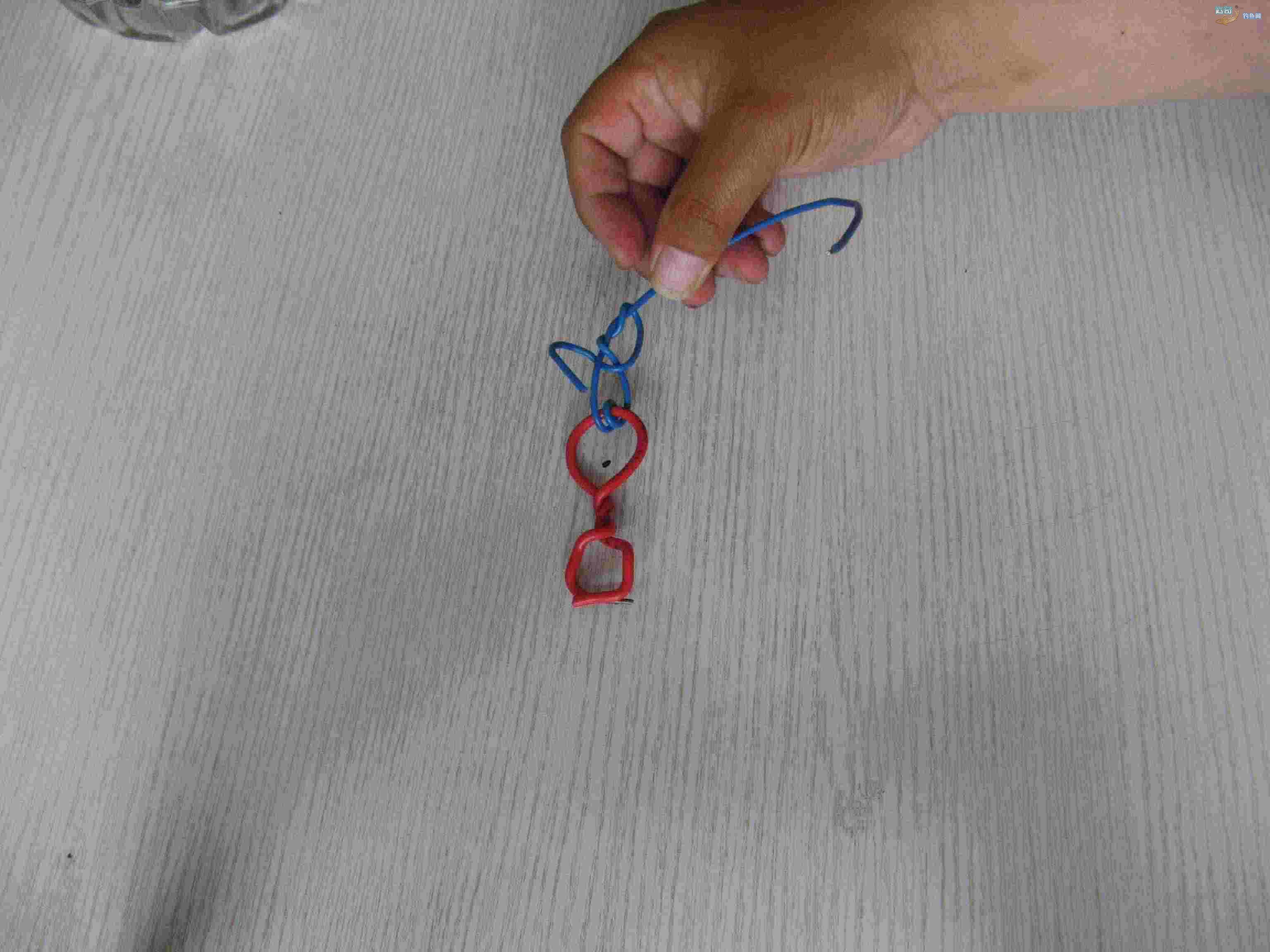 鱼竿马蹄结打结方法,鱼竿马蹄环怎么解