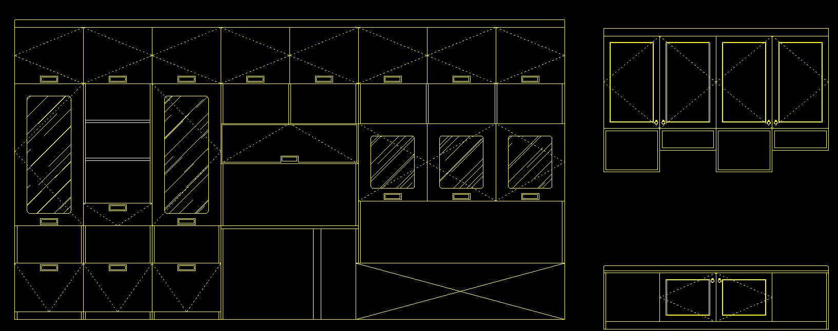 全屋定制家具衣柜橱柜cad画图,全屋定制柜子cad设计