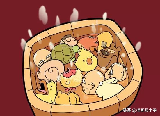 某位插画师云上作画网友直呼太可爱