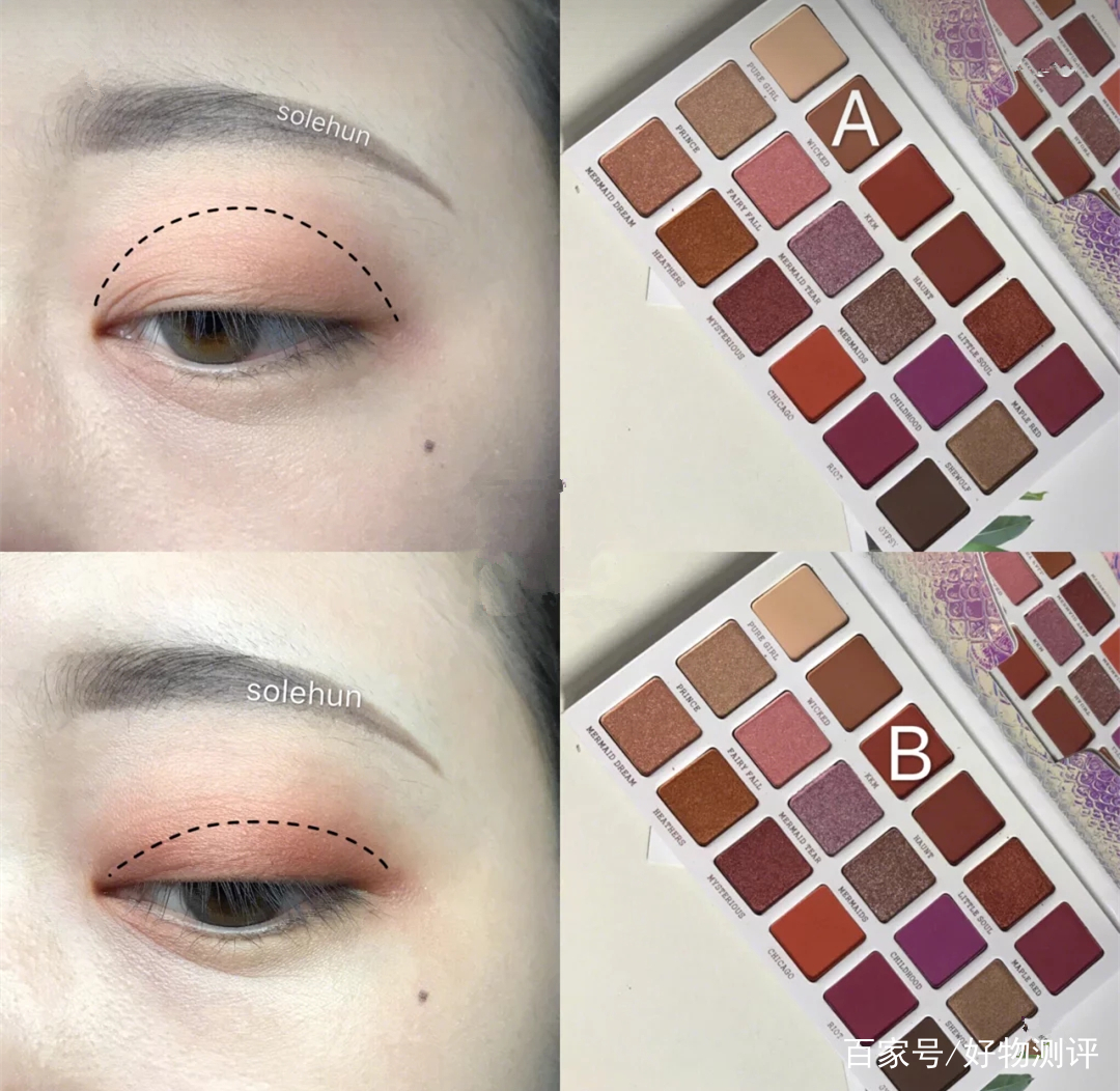 浮肿单眼皮怎么画双眼皮,单眼皮画双眼皮裸妆怎么画