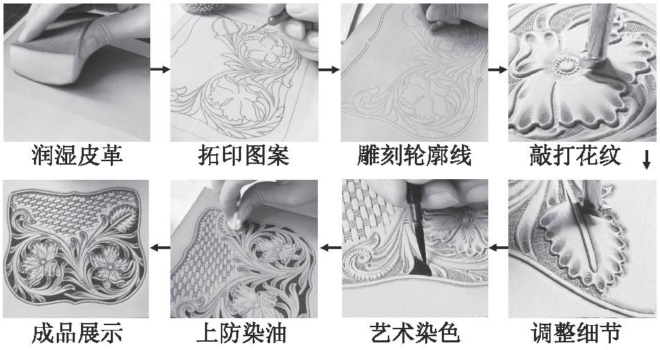皮雕墙面做法,皮雕上墙设计方法