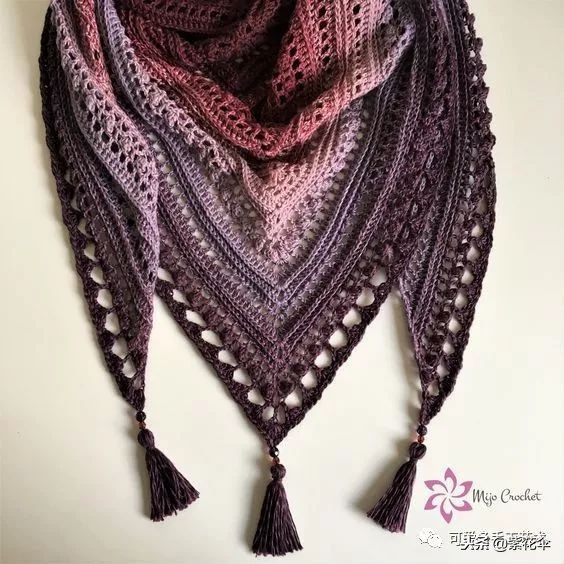 系一条三角围巾最迷人，忽冷忽热都能让你美上天！（附教程）