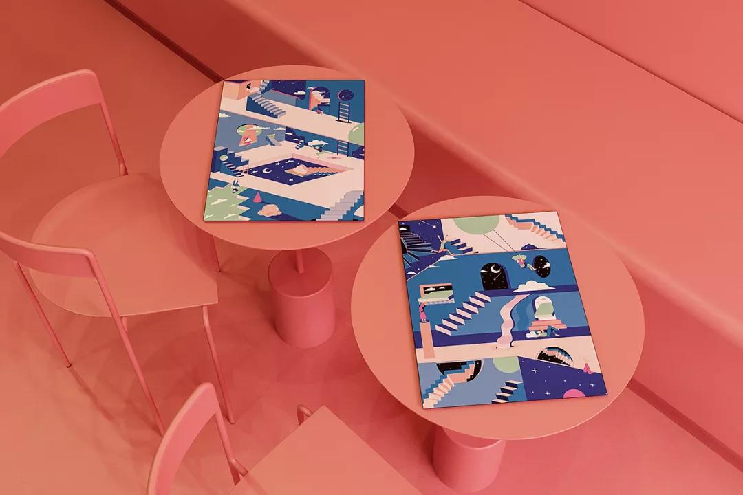 卡塔尔CloudandCo.冰淇淋店每一口都是梦幻色彩