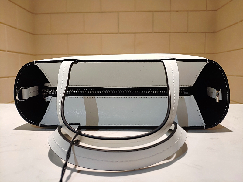 COACH蓝色字母托特包,迷你款托特包