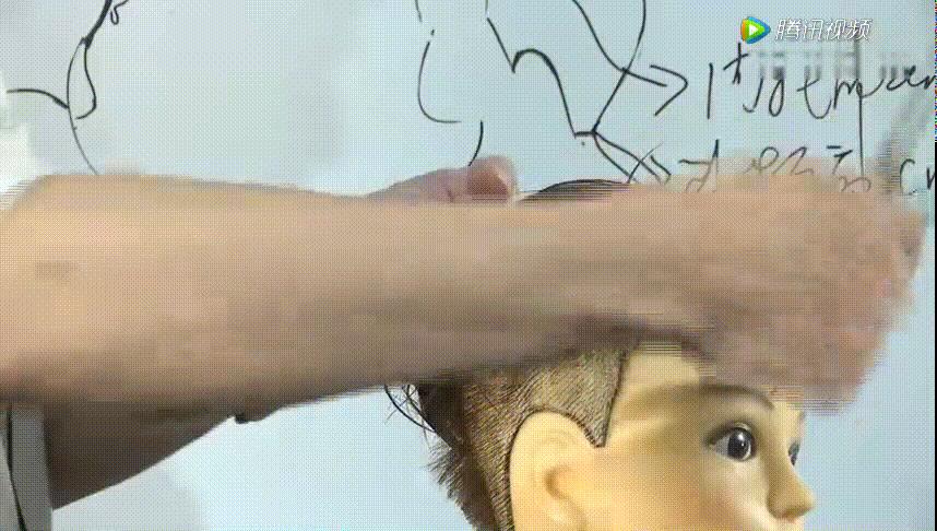 男潮流发型剪发视频教程,男士锡纸烫飞机头吹风教程