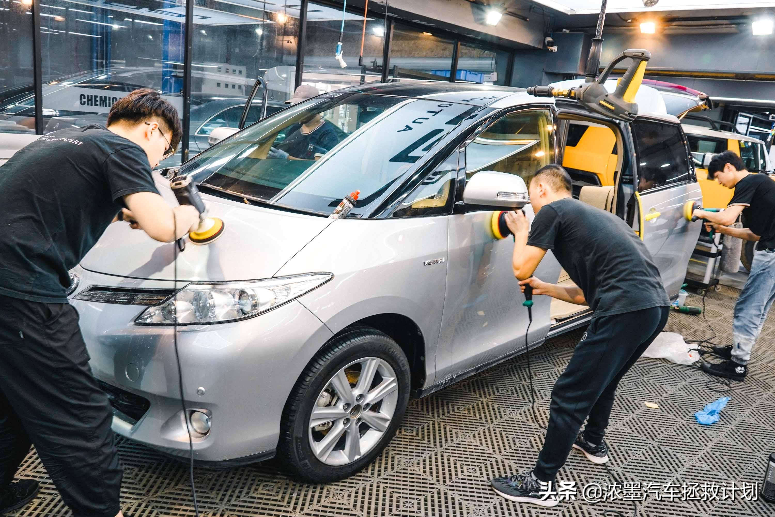 翻新整备修复丰田第一代普瑞维亚,一代情怀丰田普瑞维亚