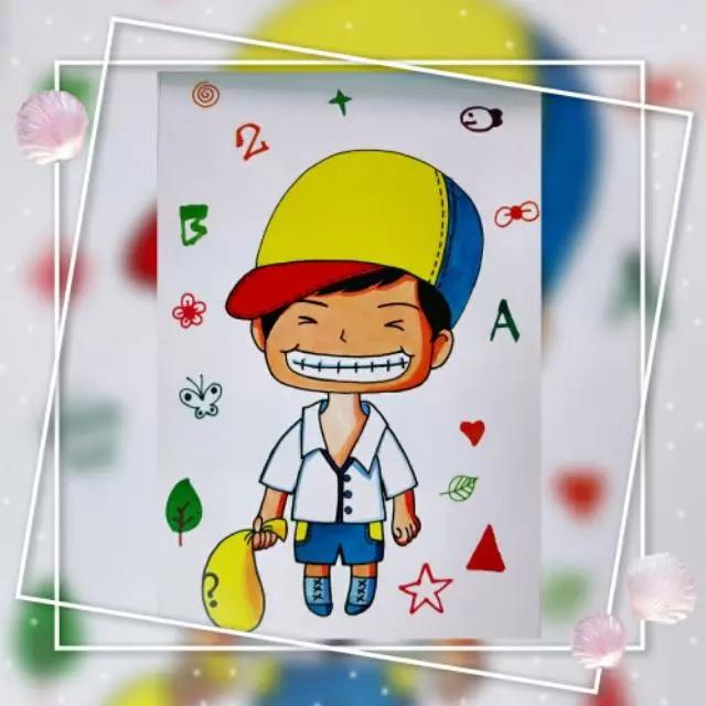 二次元简笔画初学者怎么画,简笔画入门一步一步教你画