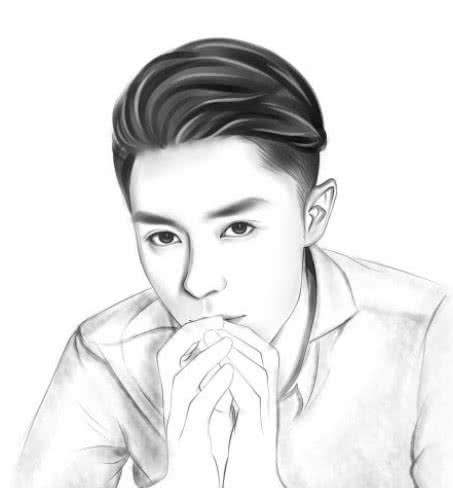 网友绘画5张明星素描照，一个个堪称神笔马良，但最后一个是谁？