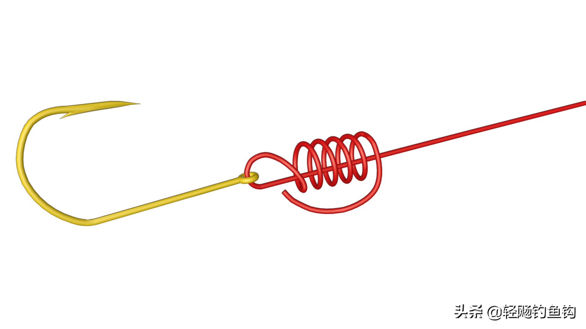 管付钩正确绑法图解,管付式绑钩方法图解