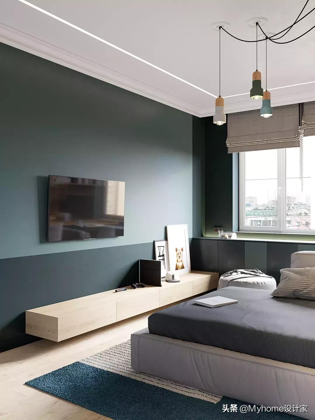 微甜低盐北欧风见过否？81m²绿抹茶色公寓，给你疗愈好心情！