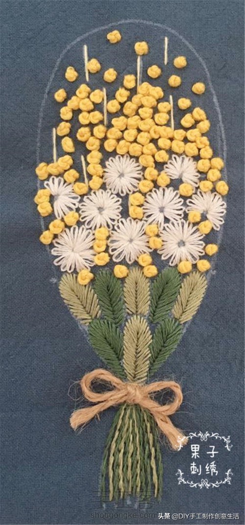 刺绣打籽绣教程,中国结刺绣针法教程