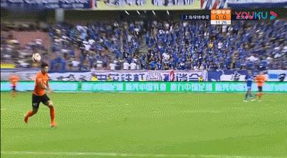 金信煜申花进球比赛视频,鲁能对申花金信煜
