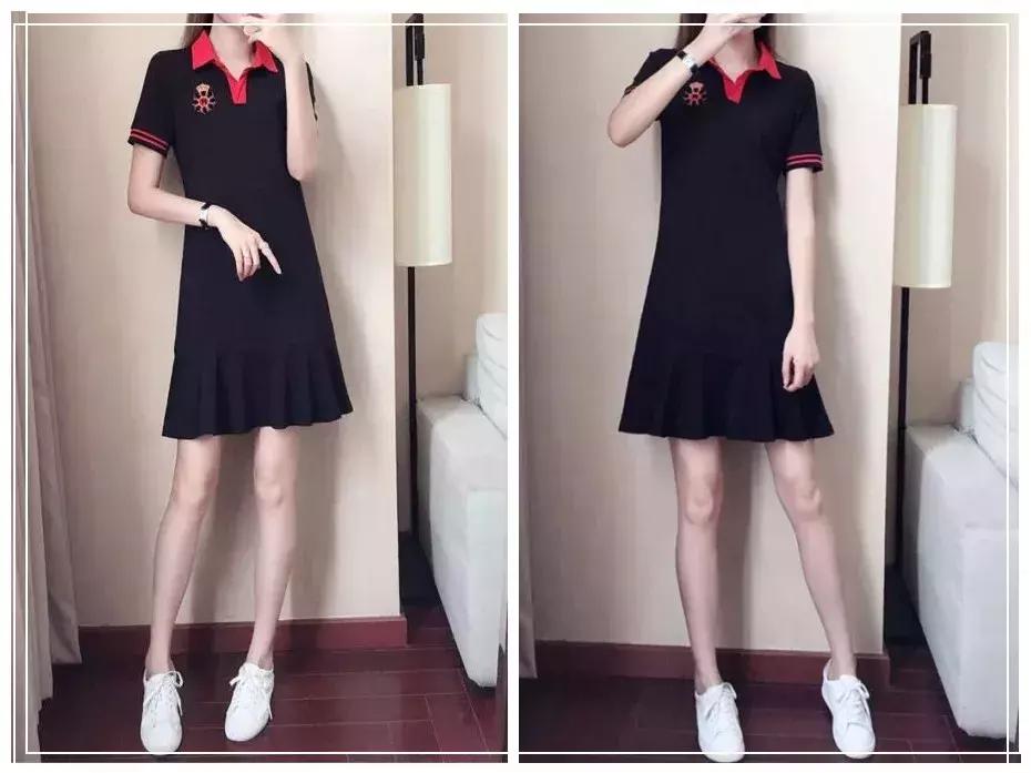 宽松的连衣裙遮肉显瘦不挑人新款,韩版胖mm大码女装连衣裙