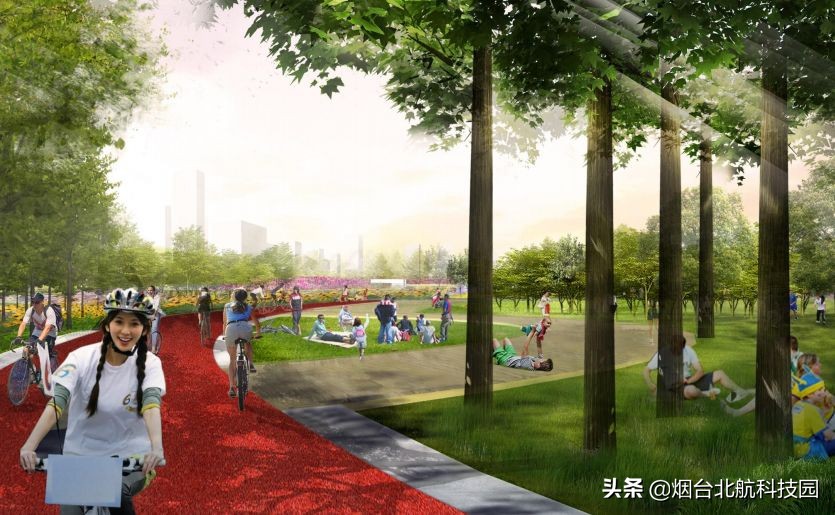 福山区夹河夜景,烟台福山区风景区